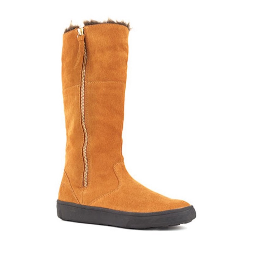 Cougar Iggy Suede Faux Fur tall boots winter 7